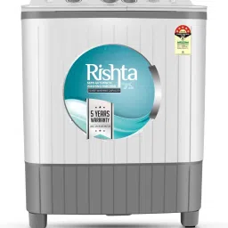 7.5 kg Semi Automatic Top Load White, Grey-image-80