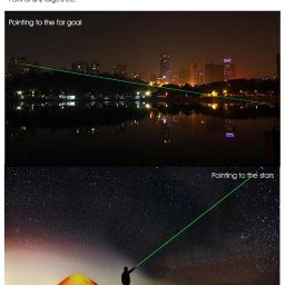 GLOWISH MULTI LIGHTS DESIGNER GREEN LASER LIGHT POINTER WITH SAFETY LOCK FEATURES image 5