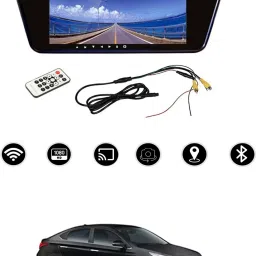7inch Rearview LED Monito Full HD With USB/TF Card/Remote Control-295 Black LED-image-3