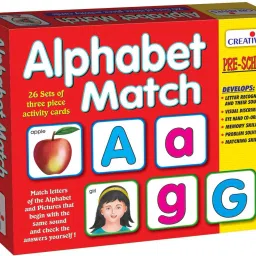 Alphabet Match Game Letters, Pictures & Sounds Uppercase & Lowercase Ages 3 & Up-image-6