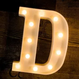 MARQUEE LED LETTER (D) Table Lamp-27