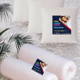 3 Cushion And 2 Bolster Microfibre Abstract Bolster Pack of 5-image-69