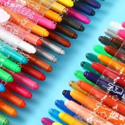 Big Size 24 Shades Twistable Crayons Rolling Wax Color Pens for Drawing Art Work-15