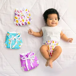 DryFeel Langot for Newborn Baby | Premium Cotton Padding | 0 - 9M | 5-10kg |3pc-28