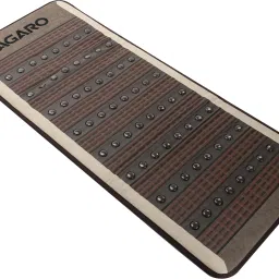 AGARO 33551 64pcs Nano Tourmaline Ceramic Stones FAR Infrared Ray Therapy Heating Mat, Helps in Muscular and Circulatory Treatment Naturally, Size 80x190 cm, Temperature Controller Max 70C, Overheat Protection Massager-image-80