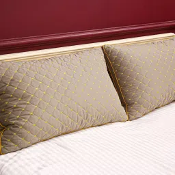 soft pillow set for sofa or Bed Microfibre, Polyester Fibre Geometric Sleeping Pillow Pack of 2-11
