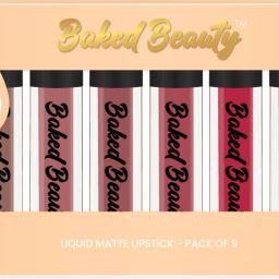 Matte Liquid, Long Lasting Mini Lipstick Set, Waterproof, Pack of 9-36