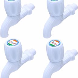 PVC bibcock Zebra Bib Cock Kitchen/Bathroom faucet - Pack of 4 Bib Tap Faucet-image-20