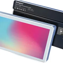 Simpex M50R Portable RGB LED Video Light 50W , 6700mAh Battery with C Type Charging 6600 lx Camera LED Light-19
