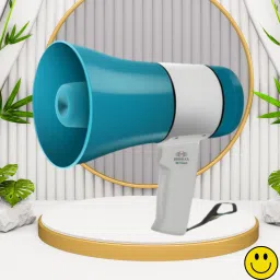 Handheld Megaphone with Siren, Microphone & Rechargeable for Outdoor EventsA225 Megaphone Portable Megaphone Siren Loudspeaker Function &Long Battery BackupE225 Outdoor PA System-14