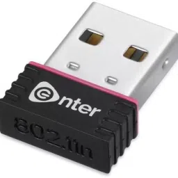 Enter E-W170 150 Mbps Wirelss Lan Adapter USB Adapter (Black) USB Adapter-35