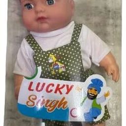 Soft Body Lucky Sardar Baby Boy Doll for Boys & Girls (Multicolour)-1