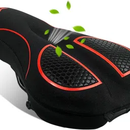 Bicycle Seat Cover with Thick soft Padded Gel & Memory foam for long rides Bicycle Seat Cover Free Size-11