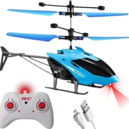 TrendWithGear 2-in-1 RC Flying Helicopter with Hand Sensor – Multicolor Fun Toy-8