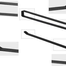 Dime Store Iron Paper Holder Towel Holder Underneath Cabinet Rack Holder Iron Toilet Paper Holder-image-9