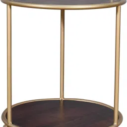 Multipurpose Kitchen Serving Trolley- Brown-Golden Cast Iron Kitchen Trolley-image-39