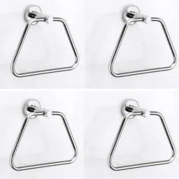 Towel Ring Triangle (4) silver Towel Holder-image-9