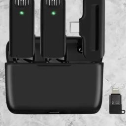 ZARRY ZAF305 J13 New Professioal Dual Collar Microphone ios/Android Black Wireless Microphone-image-57