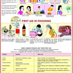 First Aid chart - Poisons and their Antidotes Photographic Paper-image-84