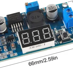 shockley LM2596S DC-DC Buck Converter Step-Down Power Supply LM2596 (1 Piece) LED Display Voltmeter image 4