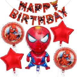 Spiderman Happy Birthday Party Decoration Banner for Kids Birthday-image-44