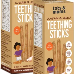 Teething Sticks - Ajwain & Jeera | Baby Finger Foods 300 g-image-49
