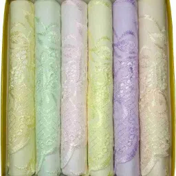 pawan_co Women Handkerchief /handkerchief for women combo/Women's Cotton Handkerchief 26cms x 26cms (Pack Of 6) ["Multicolor"] Handkerchief-image-16