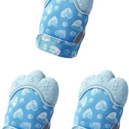 pratyang Baby Silicon Mitten teether bpa Free Hand Glove for Easy Teething DN76 Teether image 2