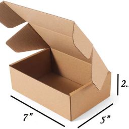 Corrugated Craft Paper Size :- 3Ply Corrugated packing box 7X5X2.5 INCH Packaging Box-image-31