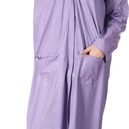 Polka Print Women Raincoat-image-4