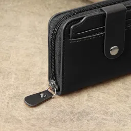 killer Men Black Artificial Leather Card Holder image 5