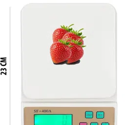 INDICUL Electronic Digital 1Gram-10 Kg Weight Scale Lcd Kitchen Weight Scale Machine Measure for measuring fruits,shop,Food,Vegetable,vajan,offer,kata,weight machine Weighing Scale for grocery,kata,taraju,shop,computer kata,tarazu,jewellery,sabzi, Weighing scale (White) (adaptor included) Weighing Scale Weighing Scale image 3