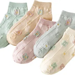 Women Solid Ankle Length, Calf Length, Peds/Footie/No-Show, Mid-Calf/Crew-image-43