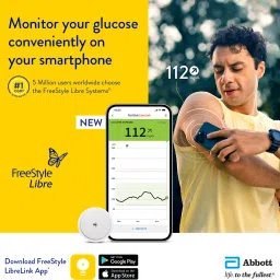 freestyle libre Sensor Flash Glucose Monitoring System Glucometer image 3
