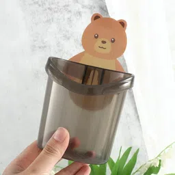 webdealz Pack of 1 Teddy Bear Tooth Brush Holder with Adhesive Sticker (No Drill) x1.517 Hook 1-picture-17