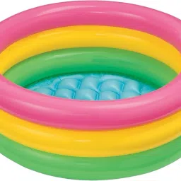 vw Rectangular Pool, with Sunset Glow Pool Combo (Multicolour) Inflatable Swimming Pool image 3
