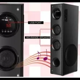 QuillQuarry B-97 Tower Multimedia Speaker System Remote Control 100 W Bluetooth Tower Speaker image 5