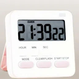 Digital White Clock-image-74