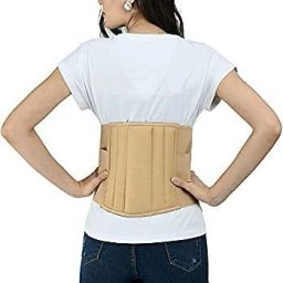 Spinal Brace for Lower Back Pain Osteoporosis Slip Disc Back & Abdomen Support Back / Lumbar Support-image-9
