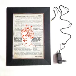 SWAMI VIVEKANAND 2 LED FRAME 11.5 BY 15.55 15.5 inch LED PHOTO FRAME-19