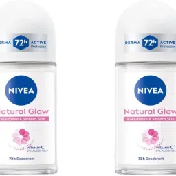 Natural Glow Smooth Skin for Women with Vitamin C, Vitamin E, Avocado oil Deodorant Roll-on - For Women-image-9