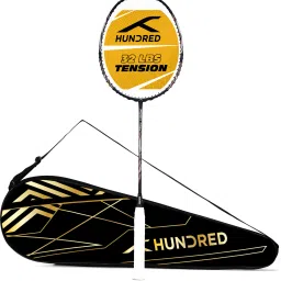 Rock Titan (4U) Black Strung Badminton Racquet-12