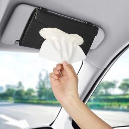 Car Tissue Holder for Sun Visor – Easy-to-Reach Napkin Case for All Vehicles Vehicle Tissue Dispenser-image-32