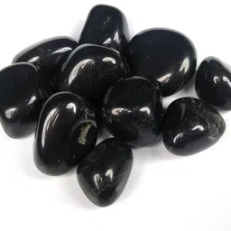 reiki crystal products Natural Black Agate Tumble Crystals / Stones for Reiki Healing and Vastu Correction and Increase Creativity 200 Grams Tumble Stone Regular Asymmetrical Crystal Stone-picture-48