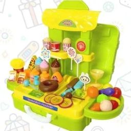 Super Market Toy For Kids Mini Supermarket Toy Candy Sweet Shopping Cart-image-10