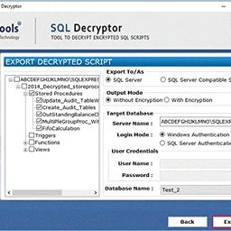 SysTools SQL Decryptor (Email Delivery-No CD) image 5
