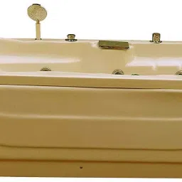 Elegant 6 Feet Combi-Massage Bathtub - Ivory Free-standing Bathtub-image-80
