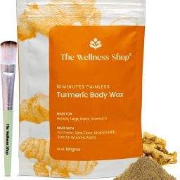 Turmeric Full Body Wax - 10 Minute Painless Herbal Hair Removal Waxing Powder-21