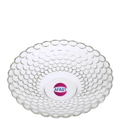 1st Time Combo Of 2 Beer Glass And 1 Snack Plate, Transparent, Glass, Pack Of 3 -A34 Glass Tray Set-picture-19
