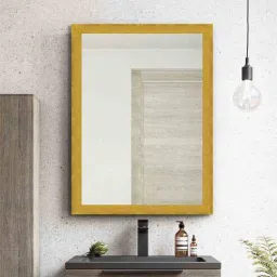 elegant arts and frames Framed Rectangular Wall Mirror In Gold-picture-9